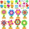 24 Packs Spring Time Flower Craft Kits for Kids Spring Sunflower Floral DIY Art Spring Craft Set Home Preschool Classroom Game Activities Spring Party Decors